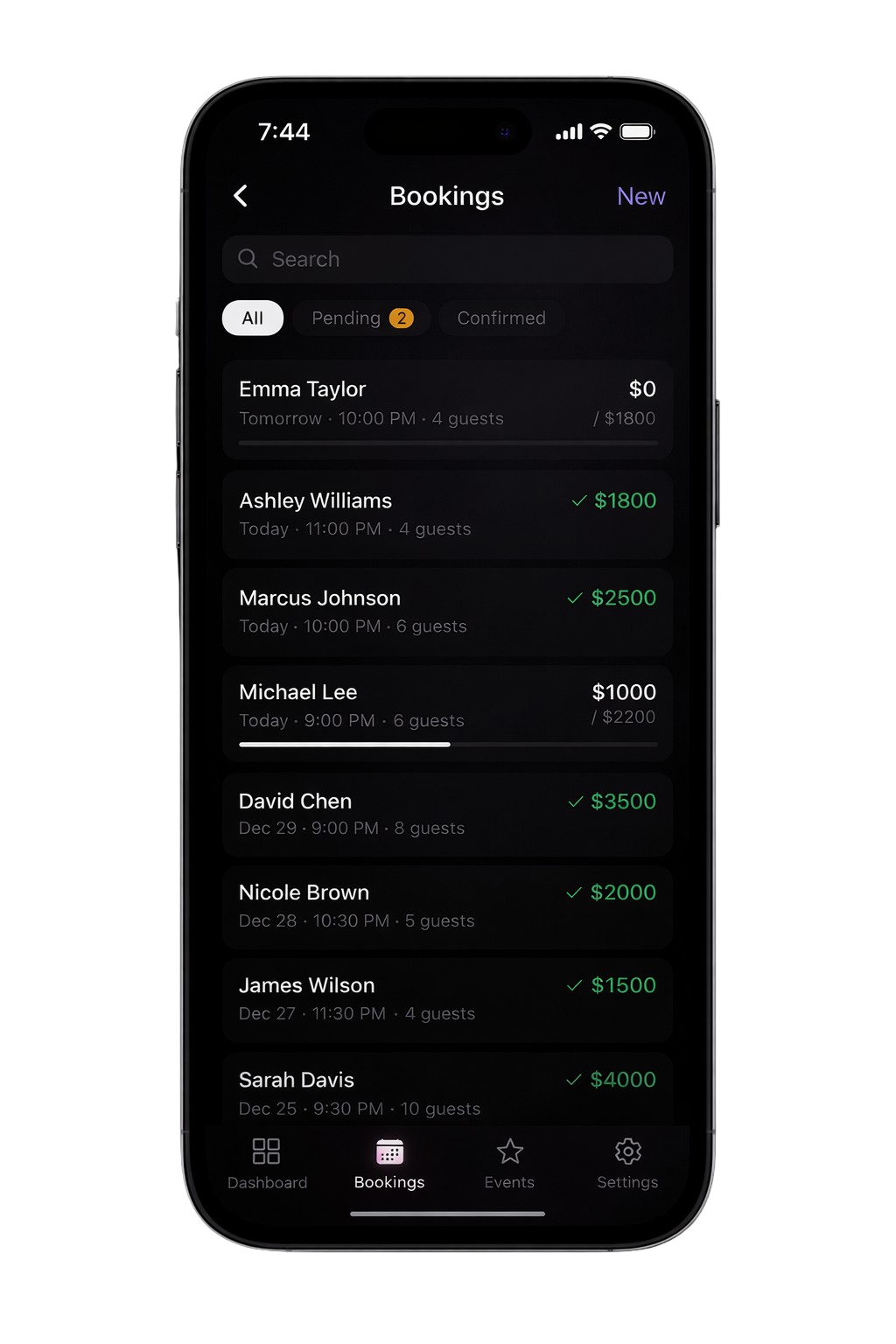 Lumina Booking Management